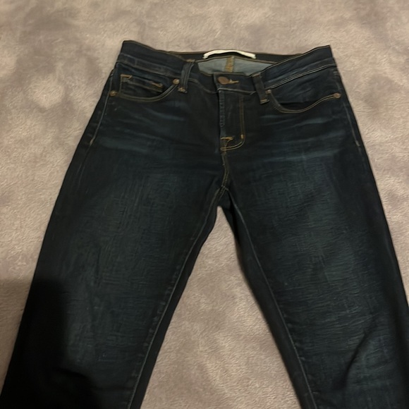 Authentic J Brand dark wash navy skinny jeans 5 pockets size 25 pants low rise - Picture 7 of 10